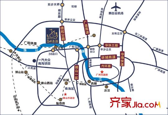 頤和盛世交通圖