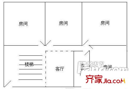 東盛大廈戶型圖3室1廳1衛(wèi)1廚 3室1廳1衛(wèi)1廚