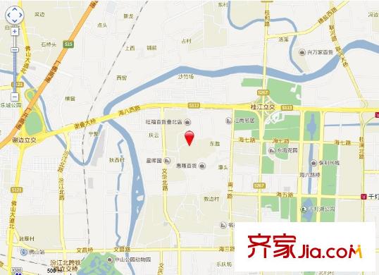 疊北村頭村小區(qū)交通圖 