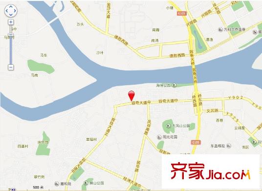 東炮樓小區(qū)交通圖 
