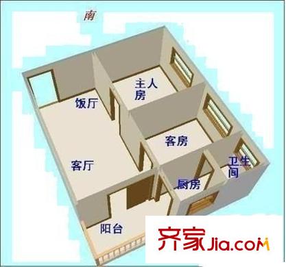 桂江樓 2室 戶(hù)型圖