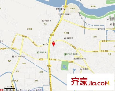 置德豪庭交通圖