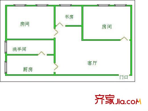 影蔭閣 2室 戶型圖