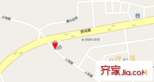 華啟平方米灣交通圖