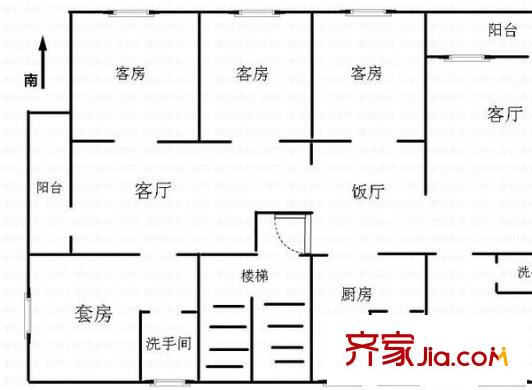 桂江樓 4室 戶(hù)型圖
