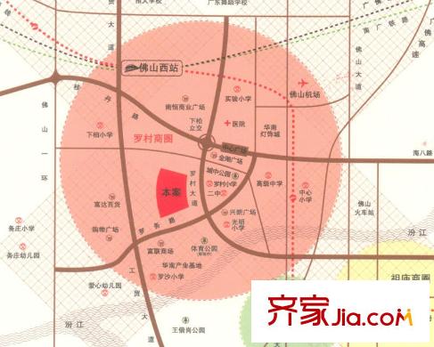 長信銀灣區(qū)位圖