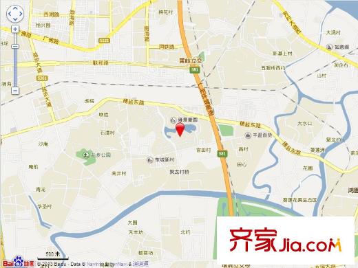 雍景豪園湖岸大宅交通圖