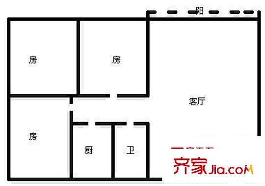 信盈樓 0室 戶型圖