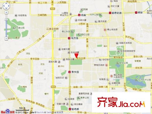 北平方米鴻業(yè)樓交通圖 