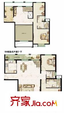 雍逸華庭 4室 戶型圖