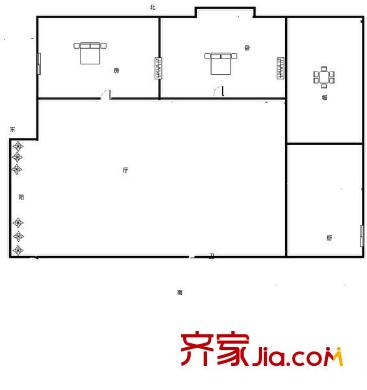 文華北路小區(qū)戶型圖文華北路 0室 戶型圖 