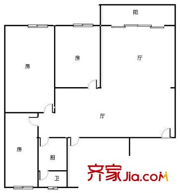 偉怡樓 0室 戶型圖