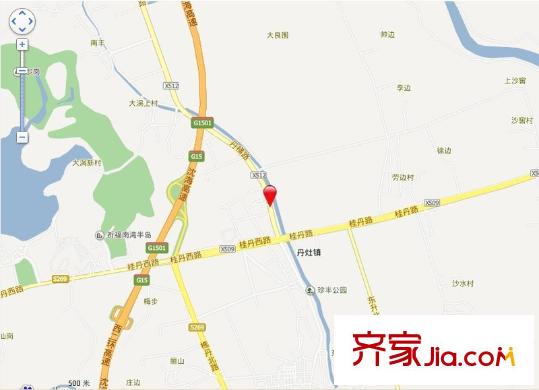 丹灶寶盈假日廣場交通圖 