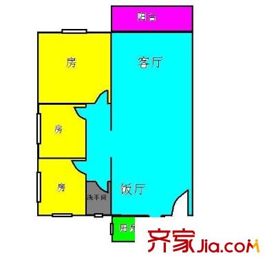 宏威花園戶型圖3室2廳 戶型圖 3室2廳1衛(wèi)1廚