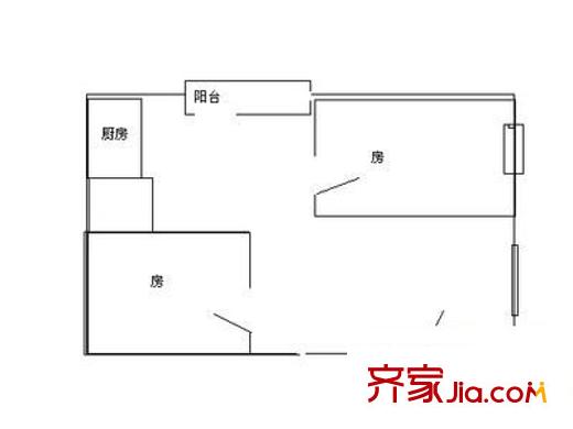 華逸豪庭 2室 戶型圖