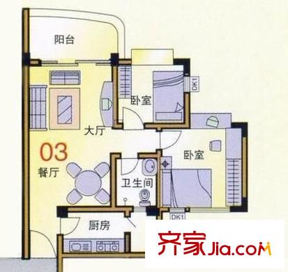 容奇麗翠苑戶型圖麗翠苑（容奇） 5室 戶型圖 5室1廳2衛(wèi)1廚