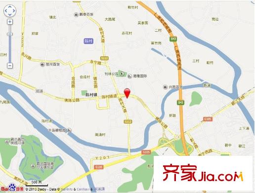 陳村新君悅公寓交通圖 