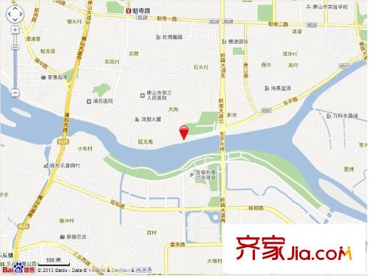 翠堤明珠交通坐標圖
