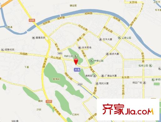 雍逸華庭交通圖