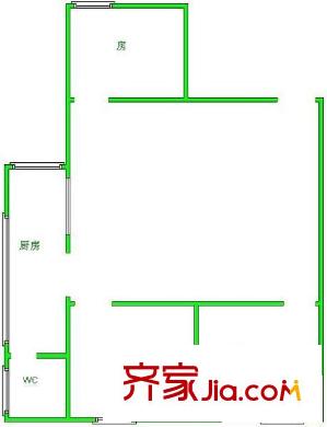 慶業(yè)樓 3室 戶型圖