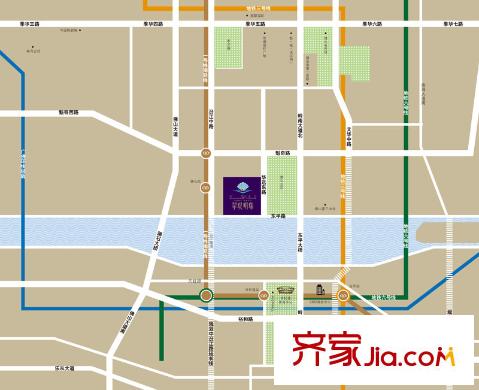 翠堤明珠小區(qū)區(qū)位圖