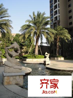 匯豪嘉園園林實(shí)景