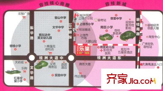 康美斯樂巢交通圖