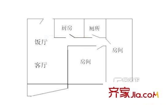 紅星小區(qū)(大良)戶型圖2室2廳1衛(wèi)1廚 2室2廳1衛(wèi)1廚