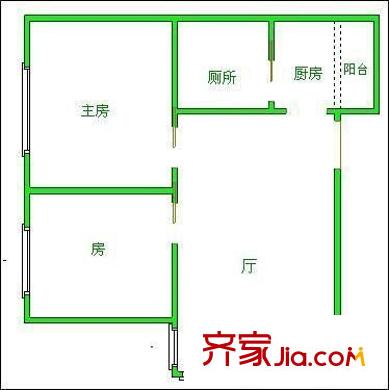 摩登薈 2室 戶型圖