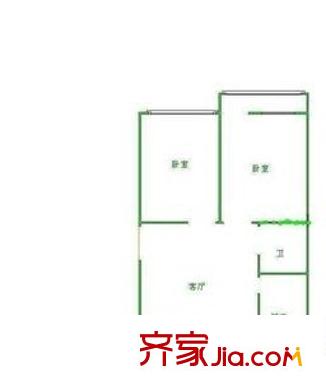 天福居戶型圖2室1廳 戶型圖 