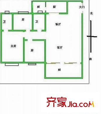 摩登薈 3室 戶型圖
