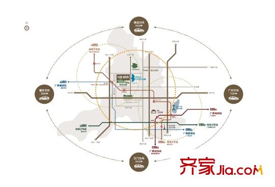 力迅城筑交通圖