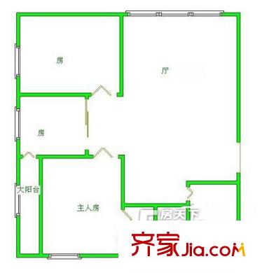 后龍西街小區(qū)戶型圖3室2廳戶型圖 3室2廳2衛(wèi)1廚