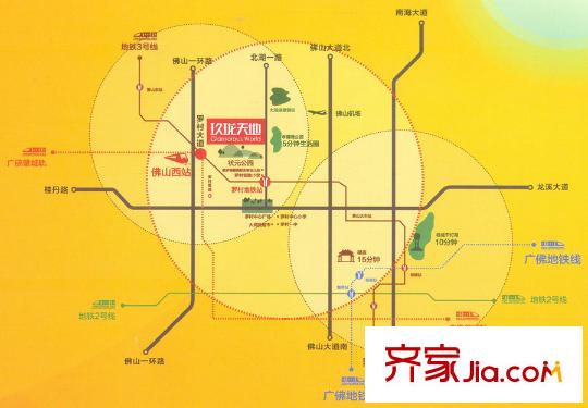 力迅城筑交通圖