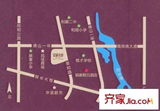 星御名都交通圖