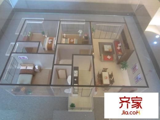 星御名都實景圖120方戶型模型圖 2013-4-7