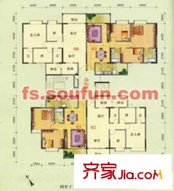 尚都豪庭戶型圖尚陶居戶型平面圖 