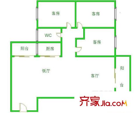 金惠樓戶型圖金慧樓 3房2廳 戶型圖 3室2廳1衛(wèi)1廚