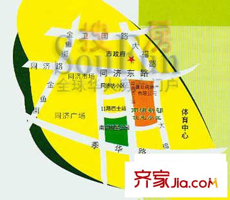 南浦新村交通圖