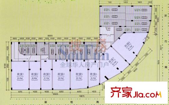 林峰雅居戶型圖首層平面圖 