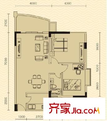 金惠樓戶型圖金慧樓 2房2廳 戶型圖 2室2廳1衛(wèi)1廚