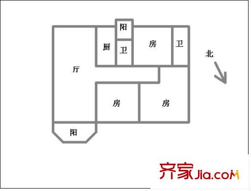 陽光棕櫚園 3室 戶型圖