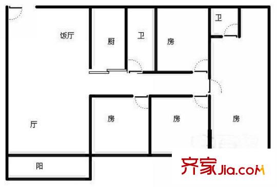 鹿茵豪苑 0室 戶型圖