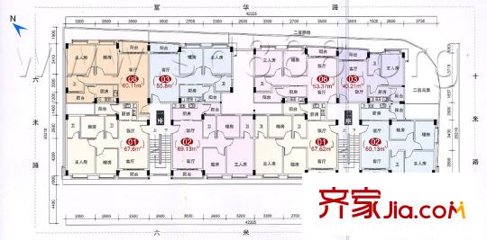 康悅名筑戶型圖