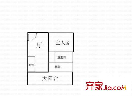 都市領(lǐng)地軒 2室 戶型圖
