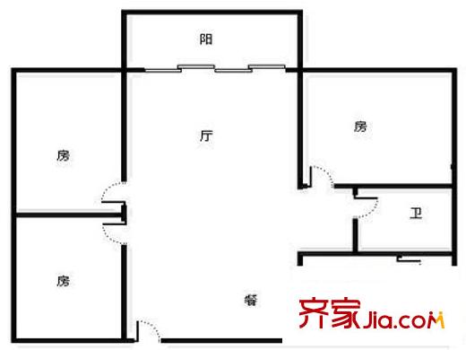 都市領(lǐng)地軒 3室 戶型圖