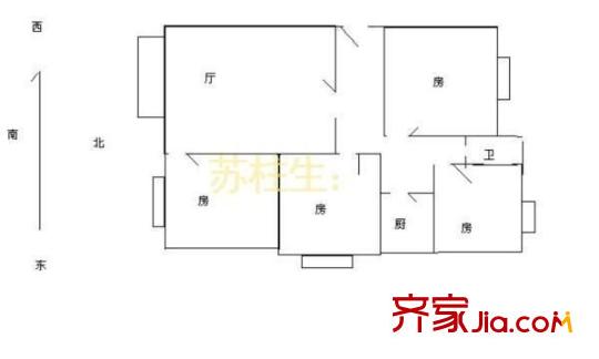 富安花園B區(qū) 0室 戶型圖