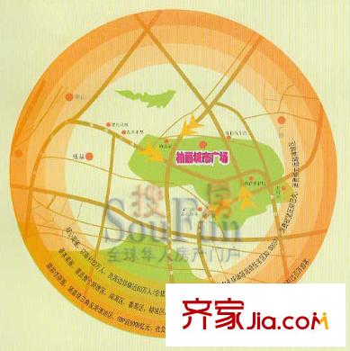 錦龍花園交通圖