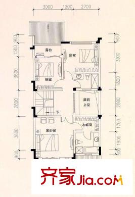 三水御江南 3室 戶型圖
