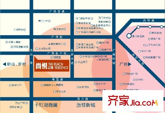 和華?尚悅公館區(qū)位圖